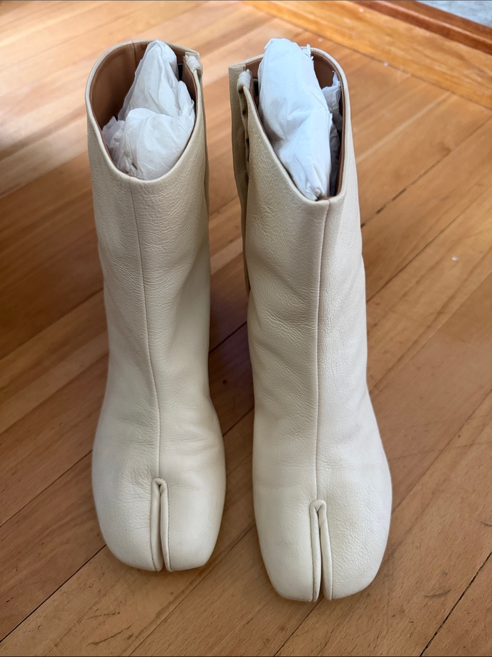 Maison Martin Margiela Tabi Leather Ankle Booties